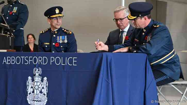 Watson installed as Chief of Abbotsford Police Department