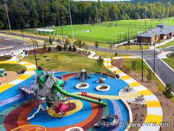 New Apex park with gigantic slide opens this weekend