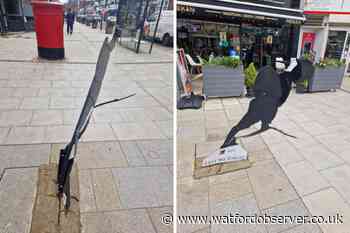 St Albans Road 'Tommy' removed after 'damage beyond repair'