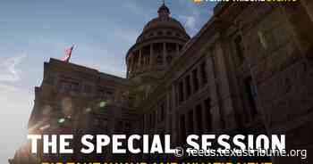 Watch a Nov. 15 conversation on the Texas Legislature’s special session and what’s next