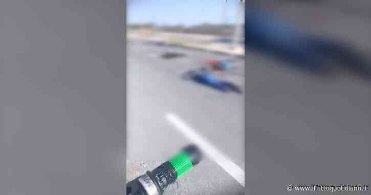 Striscia di Gaza, distesa di cadaveri lungo Al Rasheed street: cosa resta dopo gli attacchi – Le immagini