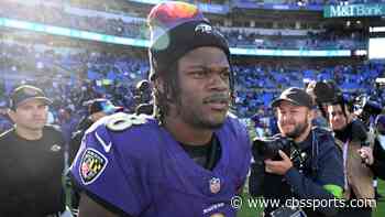 Lamar Jackson has a nearly perfect record against NFC teams, but he doesn't want to talk about it