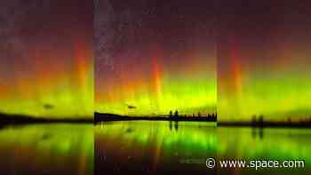 Solar storm causes 'impossible,' pumpkin-colored auroras to fill the sky