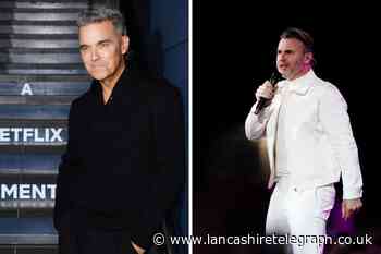 Did Robbie Williams and Gary Barlow from Take That fall out?