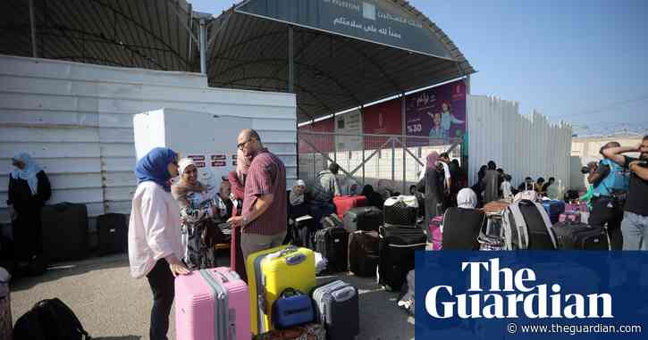 Rafah border crossing between Gaza and Egypt opens for limited evacuation