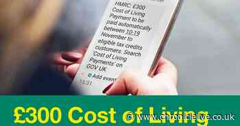 HMRC issues £300 cost of living payment warning to anyone waiting for cash boost