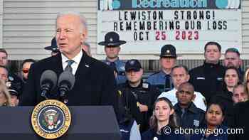 Biden consoles Lewiston in wake of mass shooting, calls for 'commonsense' reform