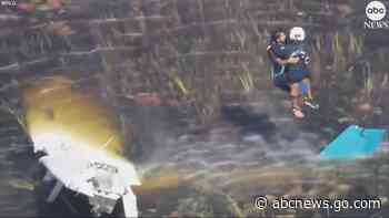 WATCH:  Man rescued from crashed plane in the Everglades