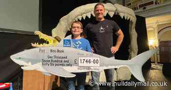 Max, 11, meets hero Steve Backshall after completing epic 24-hour beach clean