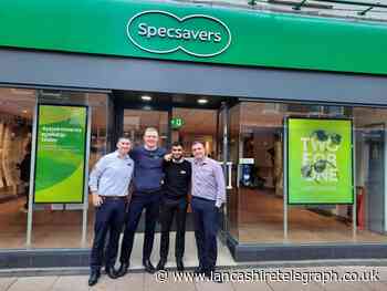 Specsavers staff in Burnley raising funds for Derian House
