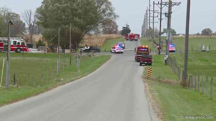 Crash between a 15-passenger van and truck leaves 2 in critical condition