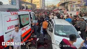 Red Crescent says 15 killed in strike on Gaza ambulance outside Al-Shifa hospital