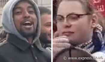 Police release photos of London protesters wanted for 'affray and racial harassment'