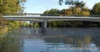 Vorsicht ab Montag auf der Regnitz Höhe Franz-Fischer-Brücke in Bamberg Bug