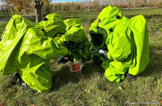 FW LK Leipzig: Ausbildung des CBRN Erkundungszug des Katastrophenschutzes Landkreis Leipzig