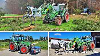 Karin Knies aus Seeon pflegt Traktor in Erinnerung an verstorbenen Papa: „Der fährt immer mit!“