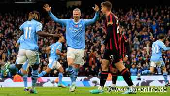 Premier League: ManCity demontiert Bournemouth – Last-Minute-Sieg für ManUnited