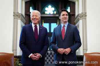 Trudeau meets Biden in D.C. as leaders gather for trade summit