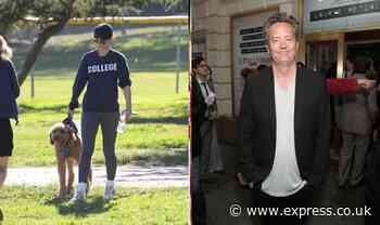 Matthew Perry’s ex spotted with their dog after paying tribute to the late Friends star