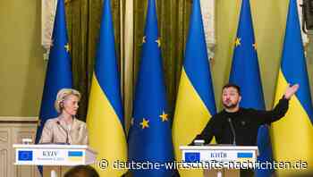 Von der Leyen sieht Ukraine auf dem Weg zu EU-Beitrittsverhandlungen