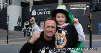 Newcastle United fan, 8, dubbed 'Bruno's Magic Hat' to join dad in epic St James' Park challenge for food bank
