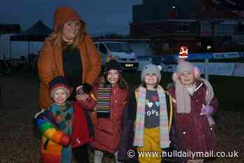 Dozens of faces from a rainy Craven Park fireworks night event in Hull