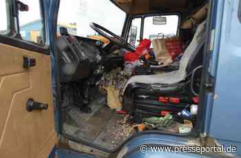 POL-NMS: 231104-2-pdnms Schrott LKW auf der A 7 gestoppt