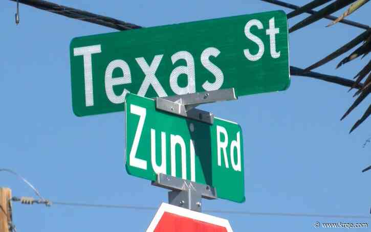 Pedestrian hospitalized after crash in Albuquerque