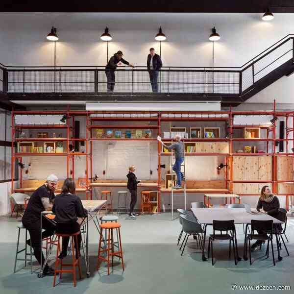 De Winder Architekten retains industrial traces for offices in converted factory