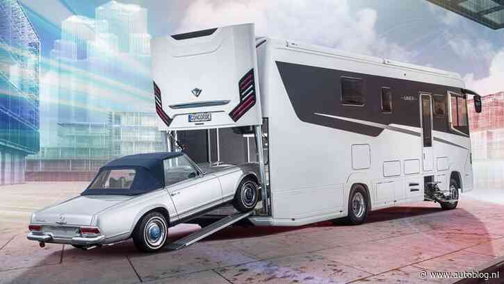 Prop je favoriete auto achterin deze extreme camper