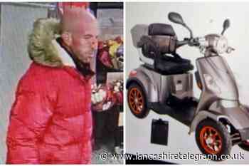 CCTV images released of man wanted over mobility scooter theft