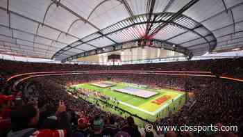 LOOK: Dolphins' Jake Bailey smashes punt that drills the video board in Germany game against Chiefs