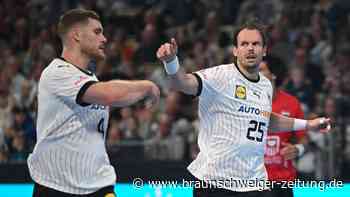 Mut für Heim-EM - Deutsche Handballer besiegen Ägypten