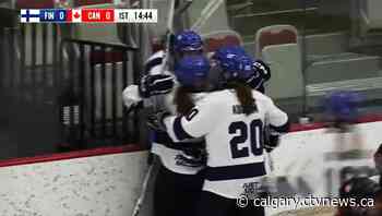 Finland wins gold at World Ringette Championships in Calgary, topping Canada 8-4