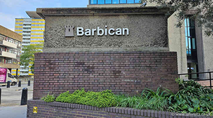 An unexpected discovery behind a Barbican sign