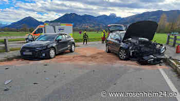 Vier Verletzte nach Unfall auf der Gundelsberger Brücke bei Bad Feilnbach