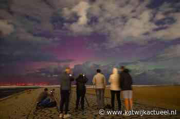 Goed noorderlicht boven Katwijk te zien