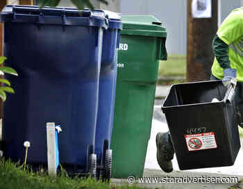 Manufactured compostable waste to be accepted in Oahu’s green recycling bins