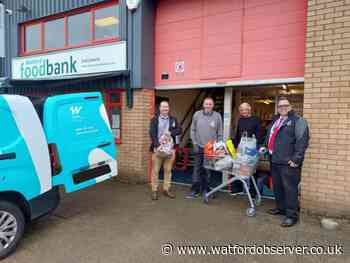 Watford Community Housing donated cultural dishes to food bank