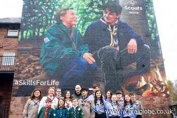 Artist Paul Curtis reveals new Scouts mural in Wallasey