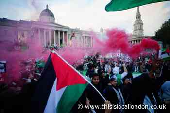 Protesters charged after pro-Palestine march in London