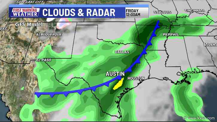 Late week cold front puts an end to warming trend