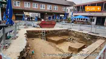 Vor dem Umbau untersuchen Archäologen ein Areal am Bauernmarkt