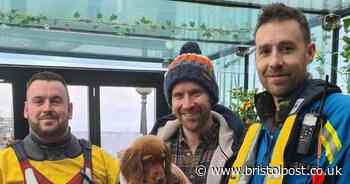 Huge emergency operation in Bristol Channel as man goes into sea to rescue dog