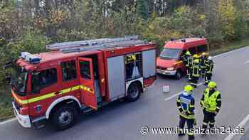 Rettungshubschrauber bei Waldkraiburg im Einsatz – Zusammenstoß auf Staatsstraße 2352