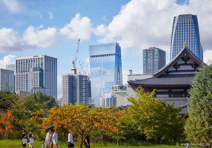 Komplexer Riese - Büro- und Geschäftshochhaus von OMA in Tokio