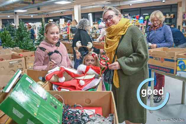 Kerstspullen krijgen tweede leven in Kringstore Lommel
