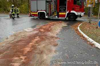 Riesen-Ölspur zieht sich von Lichtenau bis nach Willebadessen