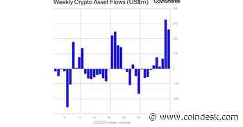 Crypto Funds See $767M Six-Week Inflow, Best Since 2021 Bull Market: CoinShares