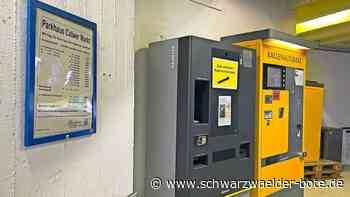 Parkhäuser in Calw: Ohne Schranken: Ab wann denn nun?